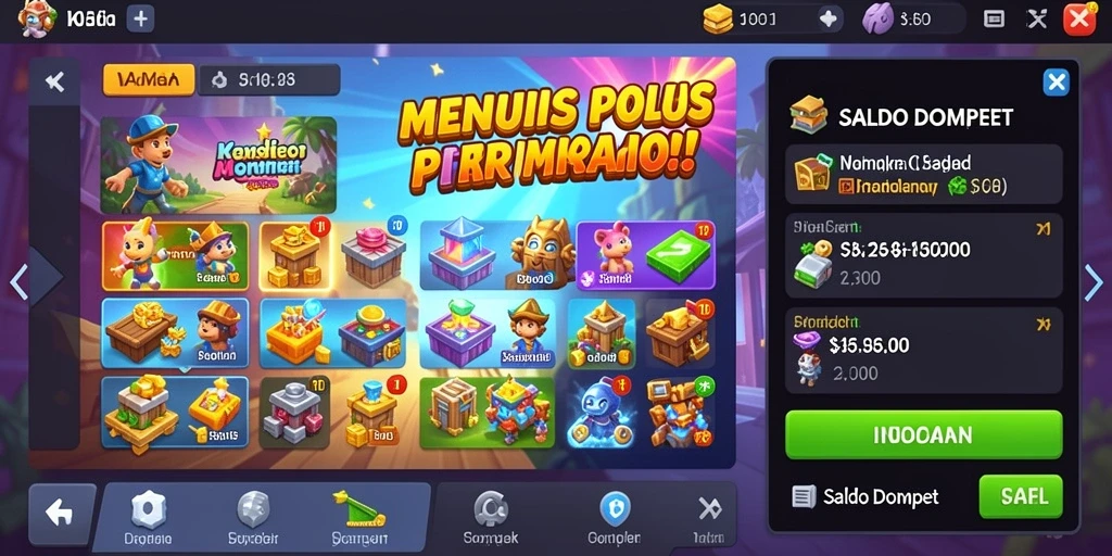 Fitur menarik dengan hadiah yang menggiurkan.
