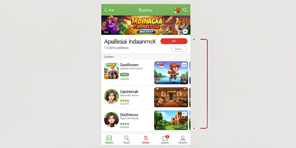 Interaksi sosial dengan pemain lain dalam game.